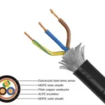 4.0mm Amoured cable 3core.